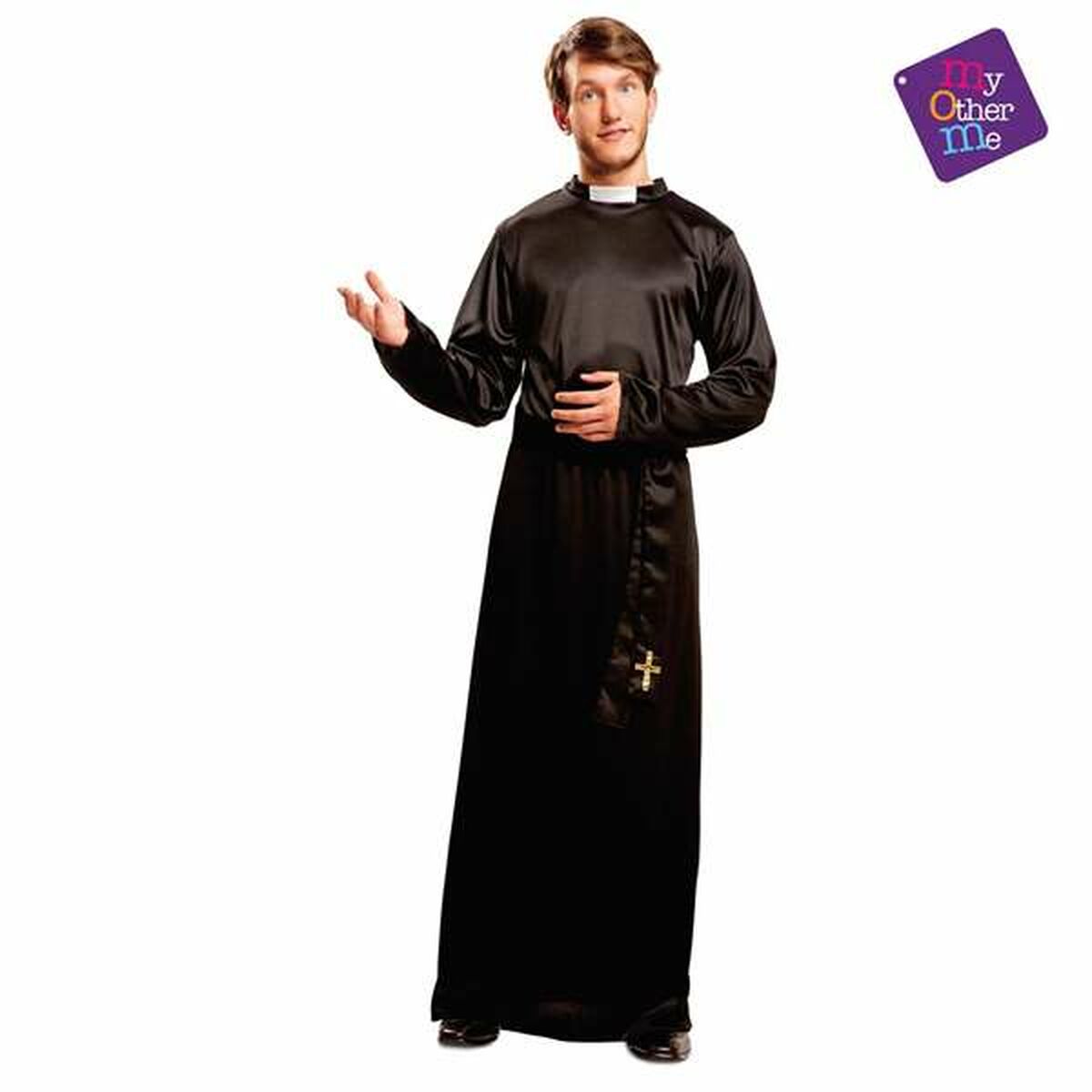 Kostume til voksne My Other Me Priest Sort M/L